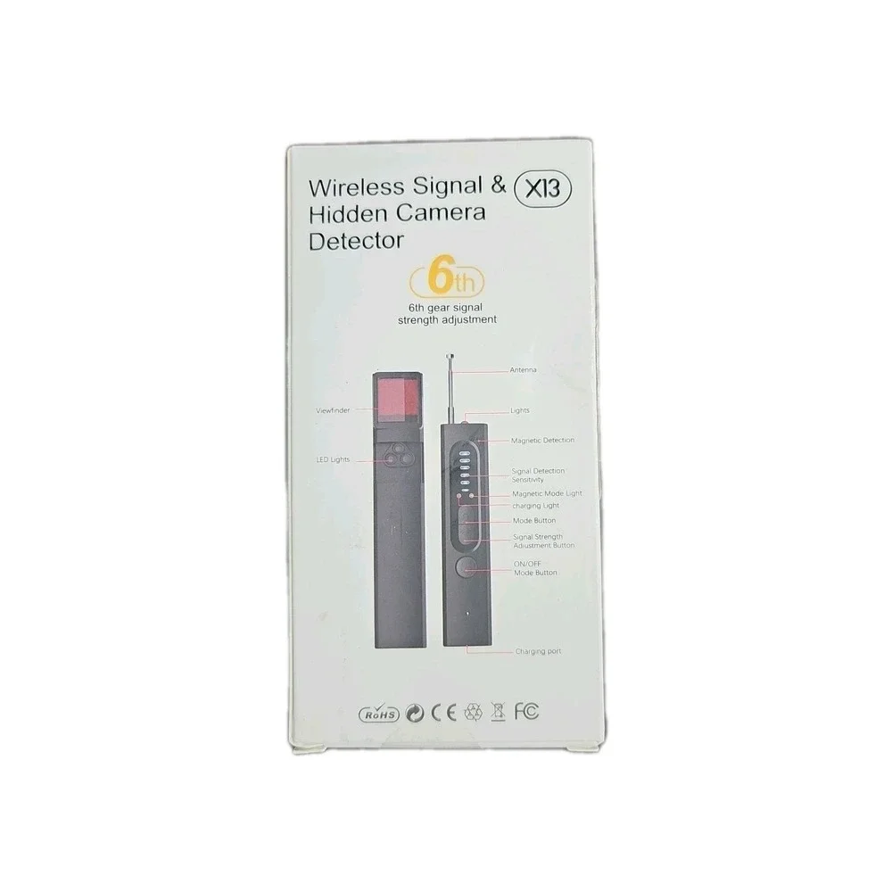 Wireless Signal & Hidden Camera Detector Scanner 6th Gear Signal Strength Adjust